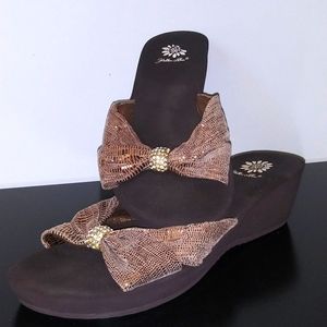 Yellow Box sandal/flip flop women's shoes